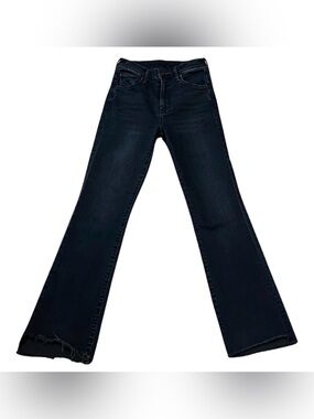 MOTHER The Insider Crop Step Frey Jeans | Night in Paris | Size 23